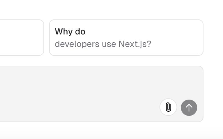 Hosted chatbot demo preview